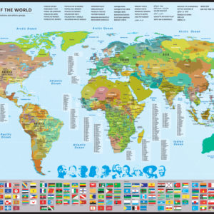 Carte des peuples du monde