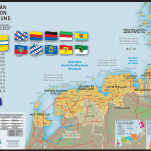 Carte de la Frise (Fryslân)